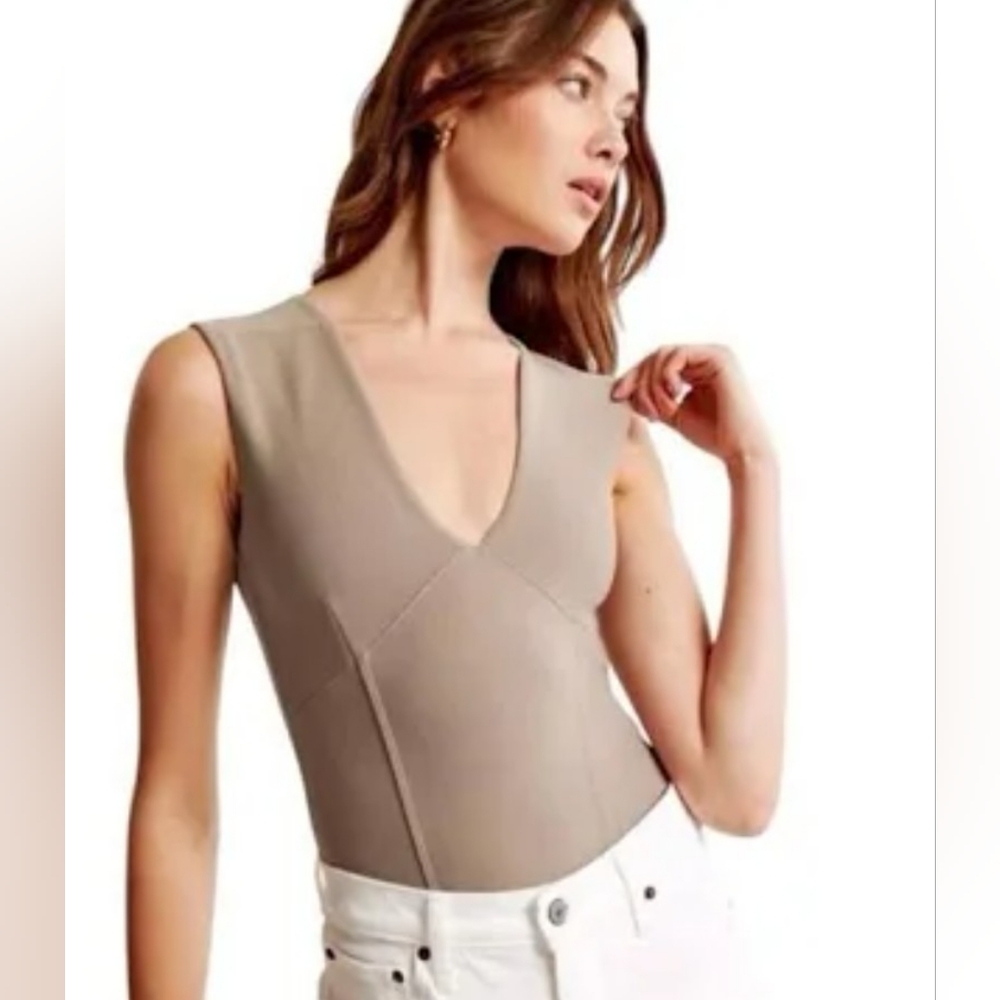 Plunge Neckline Bodysuit